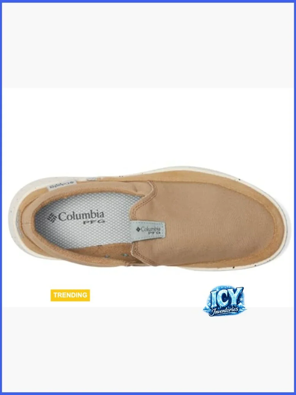 Canvas Suede Slip-On Boat Shoes Fishing Loafer Omni-Grip LT